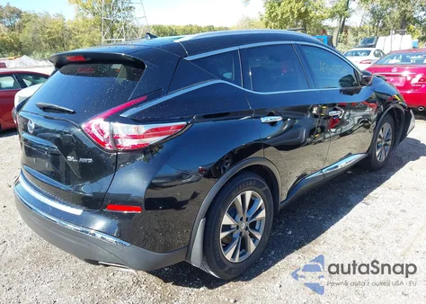 2016 Nissan Murano Sl из США, поврежденный, VIN 5N1AZ2MH8GN115766